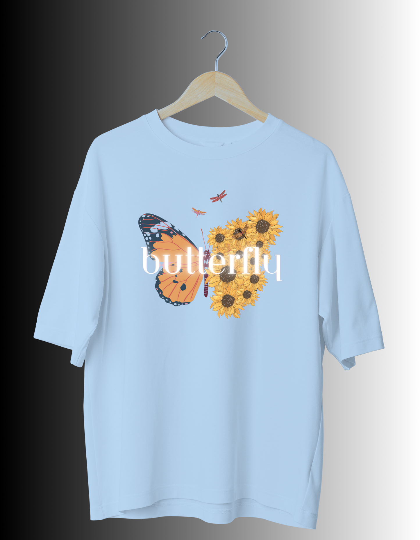 BUTTERFLY BLOOM OVERSIZED TEE