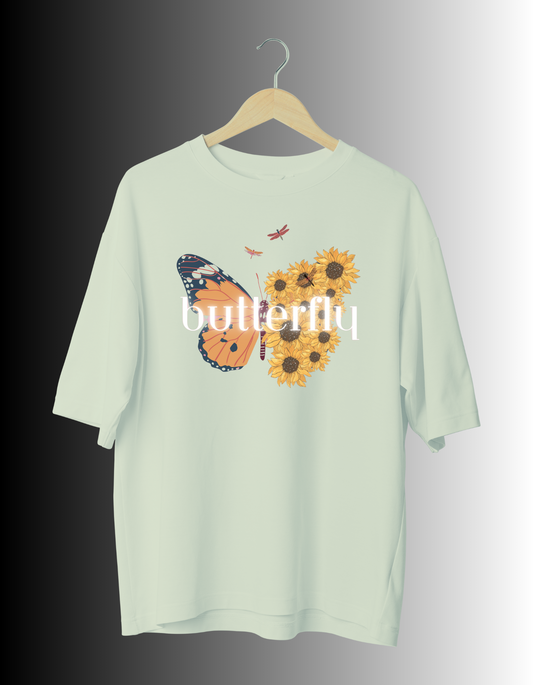 BUTTERFLY BLOOM OVERSIZED TEE