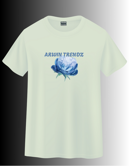 ARWIN TRENDZ – Blue Bloom Tiger T-Shirt