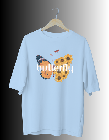 BUTTERFLY BLOOM OVERSIZED TEE