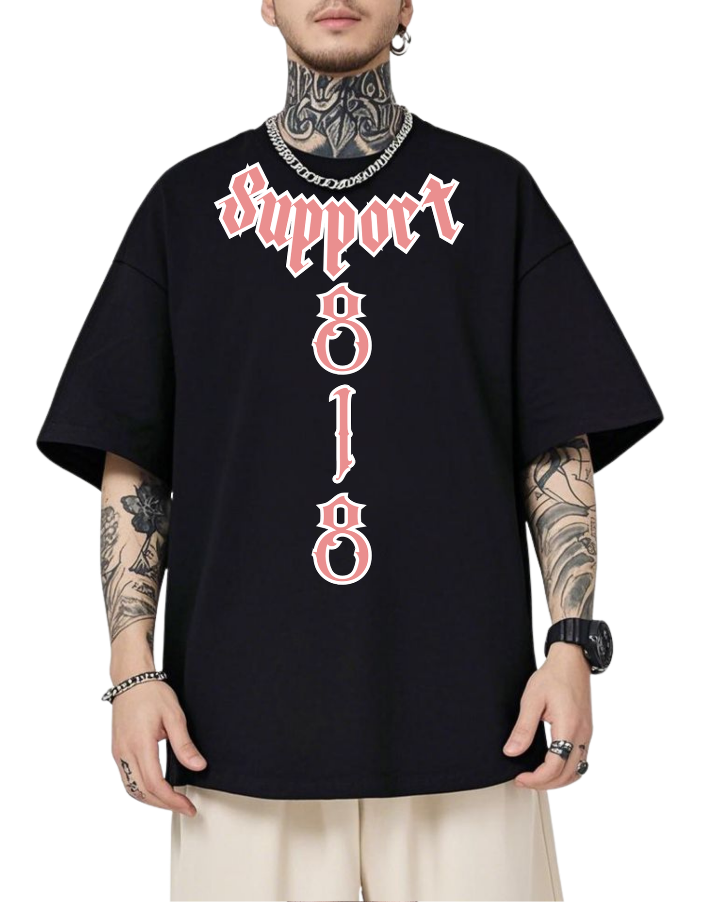 SUPPORT 818 OVERSIZED TEE