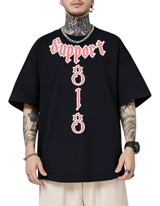 SUPPORT 818 OVERSIZED TEE