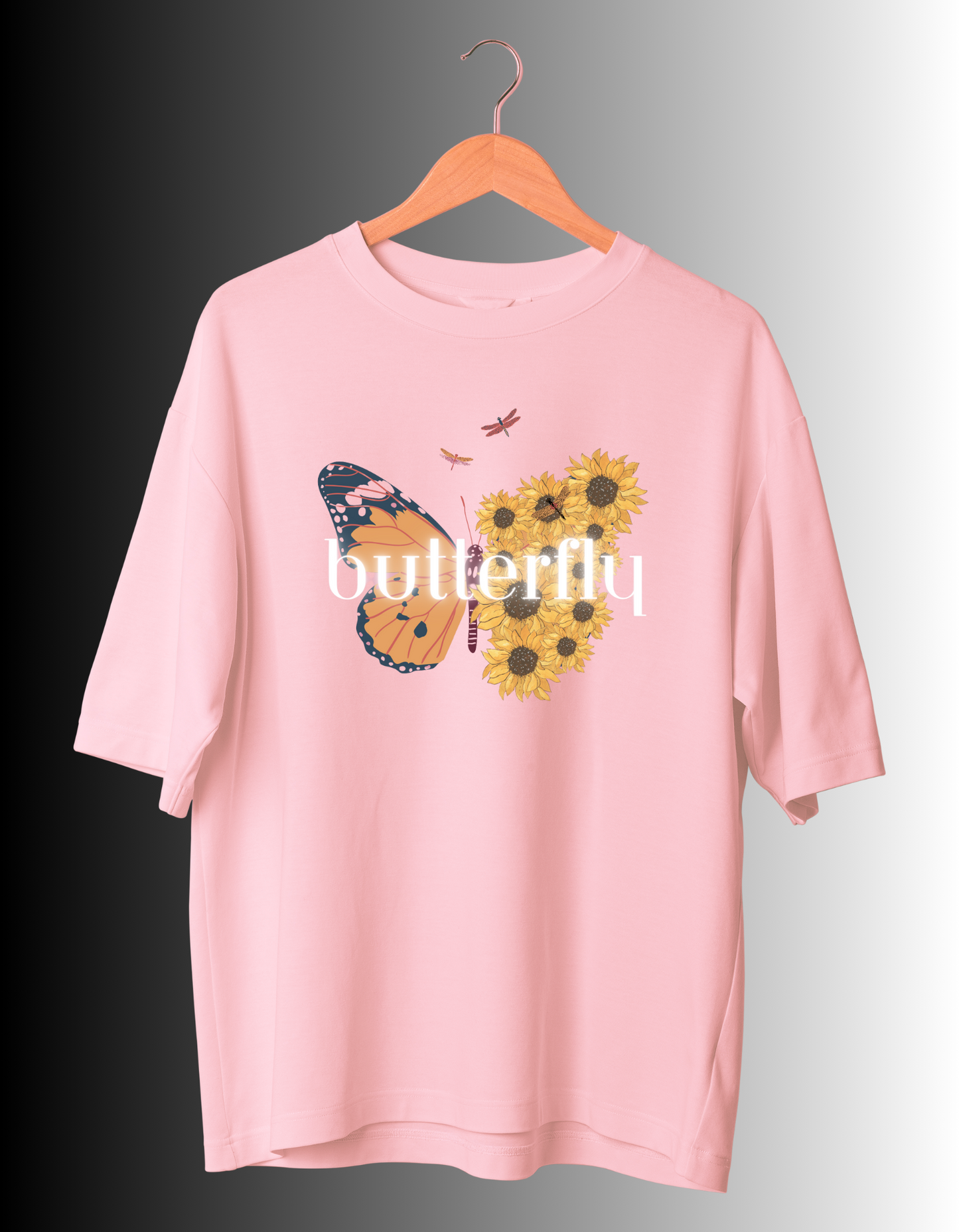 BUTTERFLY BLOOM OVERSIZED TEE