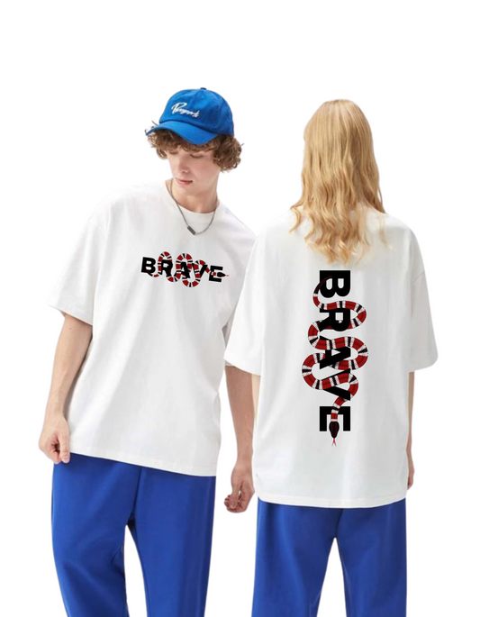 BRAVE SNAKE GRAPHIC TEE