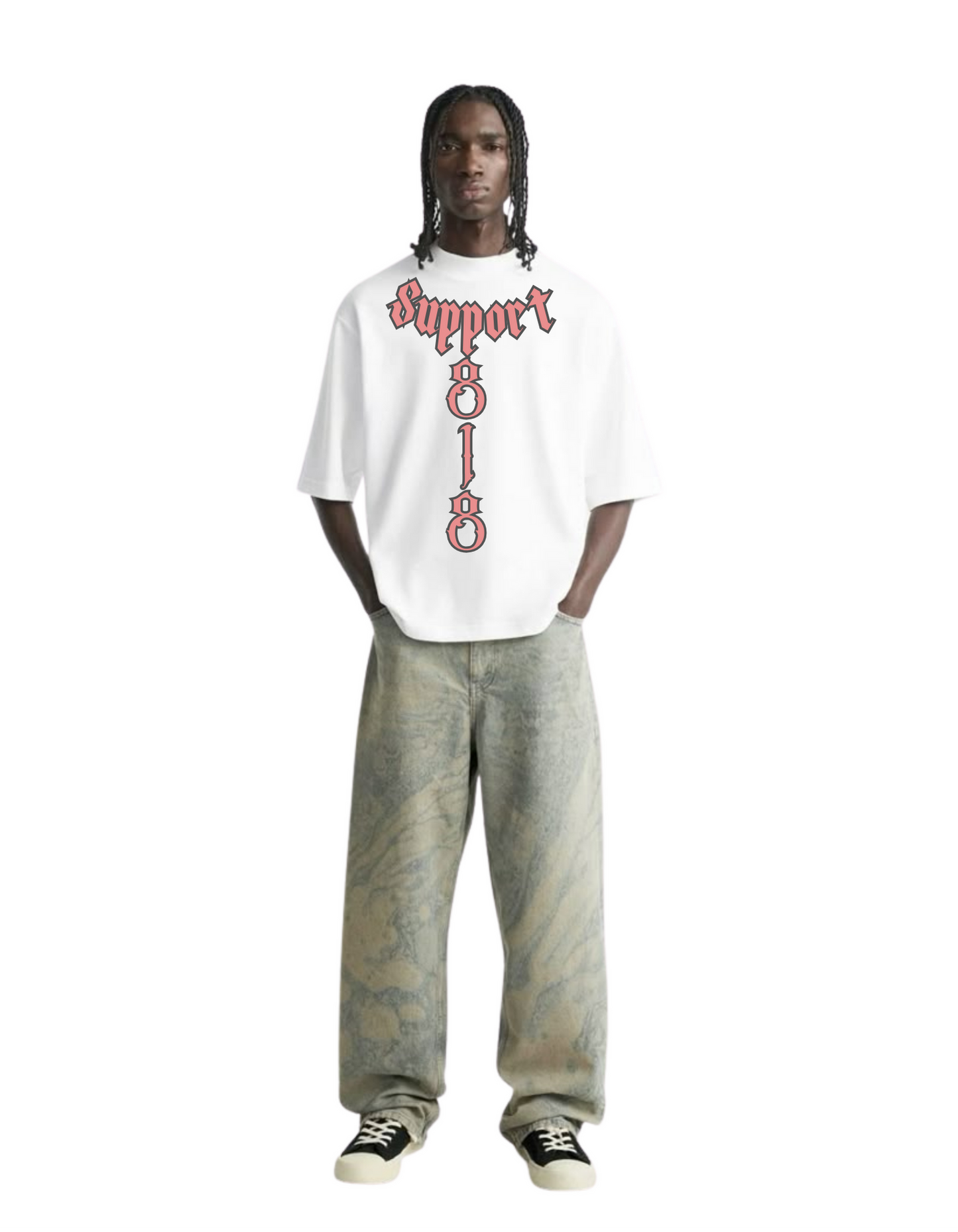 SUPPORT 818 OVERSIZED TEE