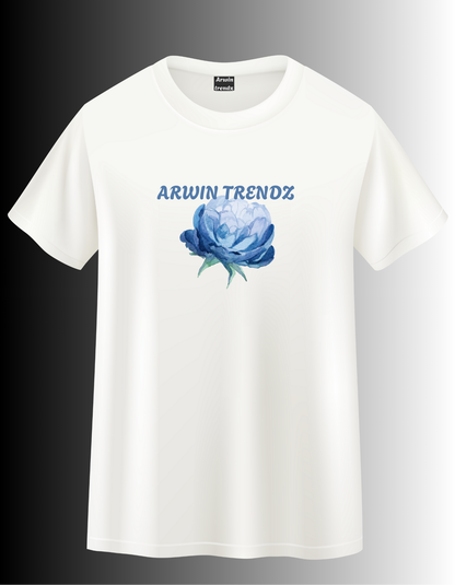 ARWIN TRENDZ – Blue Bloom Tiger T-Shirt