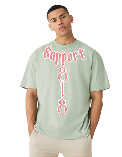 SUPPORT 818 OVERSIZED TEE